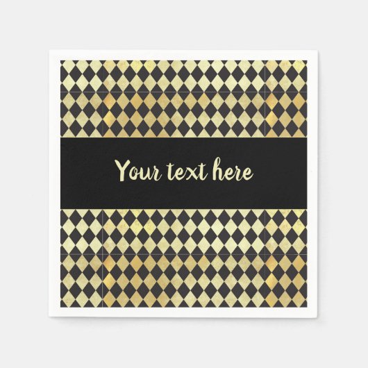 Harlequin, , met nood en zwart servet (Voorkant)