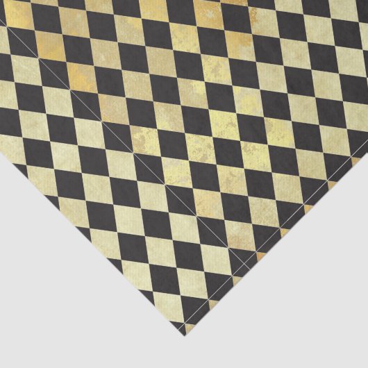 Harlequin, , met nood en zwart tissuepapier (Detail)