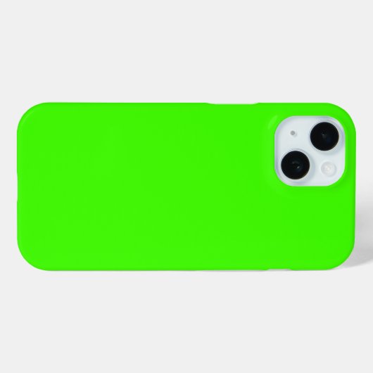 Harlequin Neon Groene Stevige Kleur Case-Mate iPhone Case (Achterkant (horizontaal))