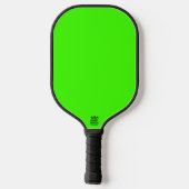 Harlequin Neon Groene Stevige Kleur Pickleball Paddle (Achterkant)