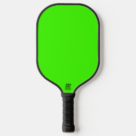Harlequin Neon Groene Stevige Kleur Pickleball Paddle