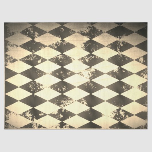 Harlequin, onderdruk tissuepapier (Voorkant)