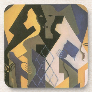 Harlequin op een tafel van Juan Gris,  Cubisme Drankjes Onderzetter