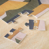 Harlequin op een tafel van Juan Gris,  Cubisme Legpuzzel (Zijkant)