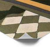 Harlequin op een tafel van Juan Gris,  Cubisme Poster (Hoek)