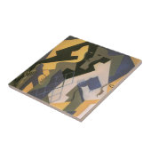 Harlequin op een tafel van Juan Gris, Cubisme Tegeltje (Zijkant)