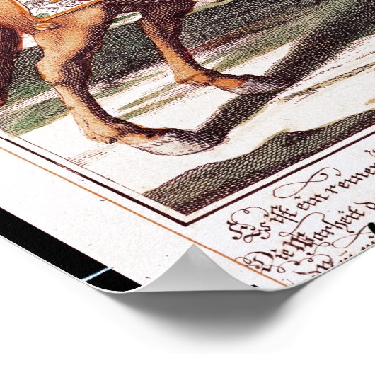 Harlequin op Horseback Poster (Hoek)