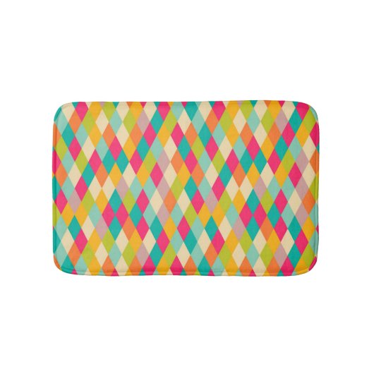 Harlequin  patroon badmat (Voorkant)