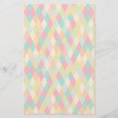 Harlequin  patroon briefpapier (Voorkant)