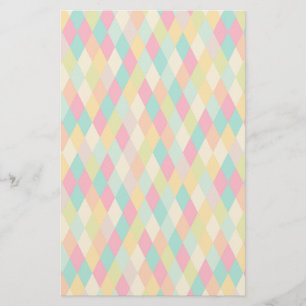 Harlequin  patroon briefpapier