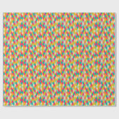 Harlequin patroon cadeaupapier (Vlak)