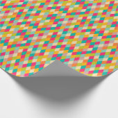 Harlequin patroon cadeaupapier (Hoek)