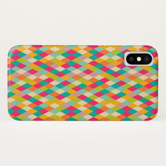 Harlequin patroon Case-Mate iPhone case (Achterkant (horizontaal))