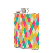 Harlequin  patroon heupfles (Links)