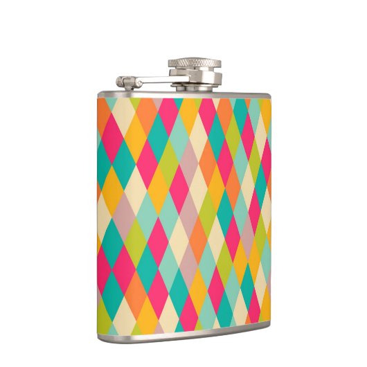 Harlequin  patroon heupfles (Rechts)