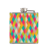 Harlequin  patroon heupfles (Achterkant)