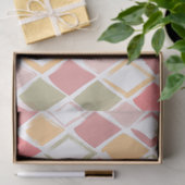 Harlequin-patroon in de zomerkleuren van popsicles tissuepapier (Geschenk)