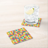 Harlequin  patroon kartonnen onderzetters (Insitu)