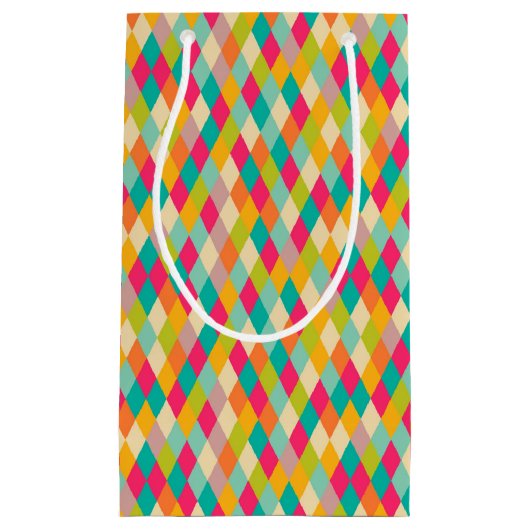 Harlequin patroon klein cadeauzakje (Voorkant)