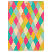 Harlequin  patroon klembord (Achterkant)