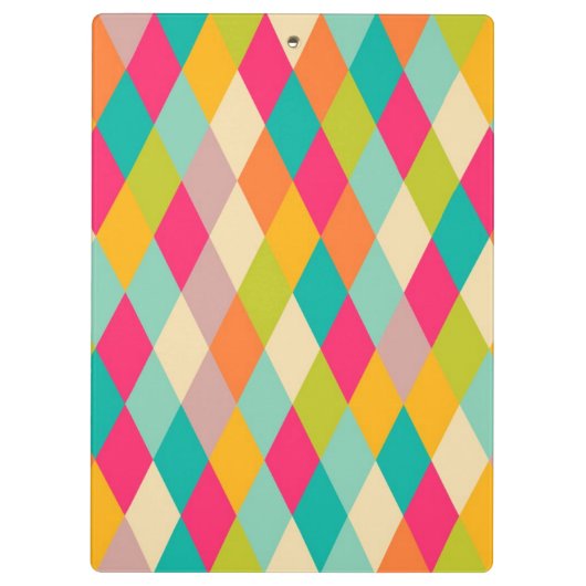 Harlequin patroon klembord (Achterkant)