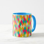 Harlequin  patroon mok (Voorkant rechts)