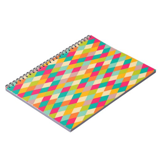 Harlequin  patroon notitieboek (Linkerzijde)