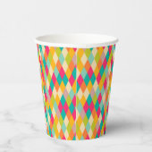 Harlequin  patroon papieren bekers (Rechts)