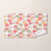 Harlequin patroon popsicles zomerkleuren diamant bad handdoek (Handdoek)