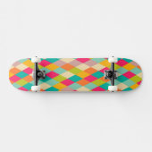 Harlequin patroon skateboard (Horizontaal)