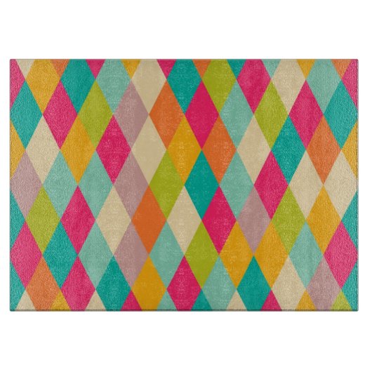 Harlequin patroon snijplank (Voorkant)