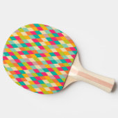 Harlequin  patroon tafeltennisbatje (Zijkant)