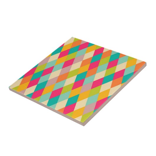 Harlequin patroon tegeltje (Zijkant)