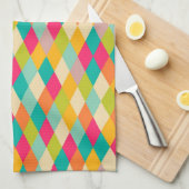 Harlequin  patroon theedoek (Quarter Fold)