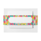 Harlequin patroon uitnodigingen wikkel (Voorkant Voorbeeld)