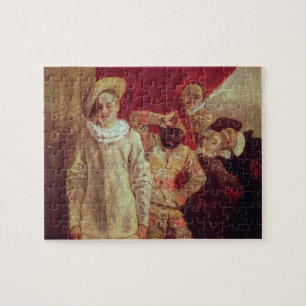 Harlequin, Pierrot en Scapin, Actoren van de Com Legpuzzel