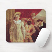 Harlequin, Pierrot en Scapin, Actoren van de Com Muismat (Met muis)