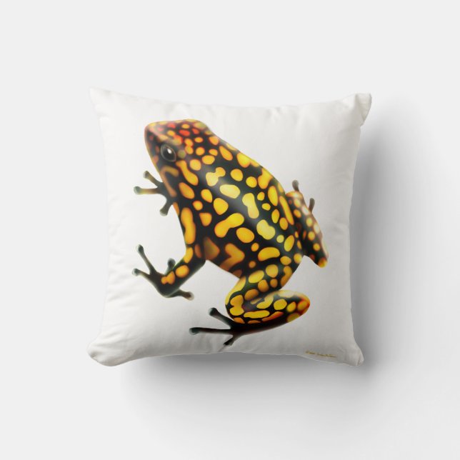 Harlequin Poison Dart Frog Pillow Kussen (Voorkant)