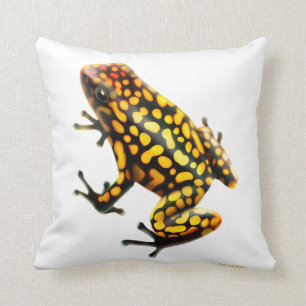 Harlequin Poison Dart Frog Pillow Kussen