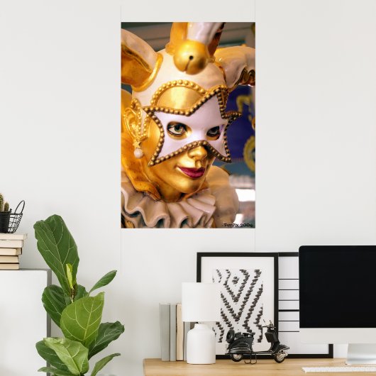 Harlequin Poster (Thuiskantoor)