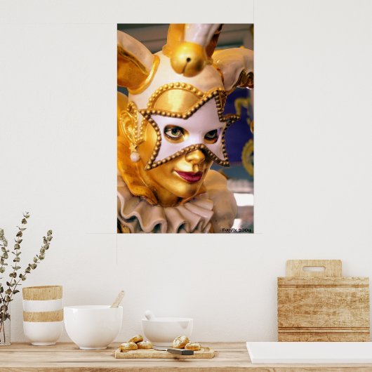 Harlequin Poster (Keuken)