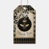  Harlequin Queen Bee Dank u Cadeaulabel (Voorkant)