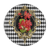 Harlequin Red Begonias Snijplank (Voorkant)