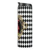 Harlequin Red Begonias Thermosbeker (Geroteerd rechts)