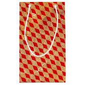 Harlequin Red Vintage Klein Cadeauzakje (Achterkant)