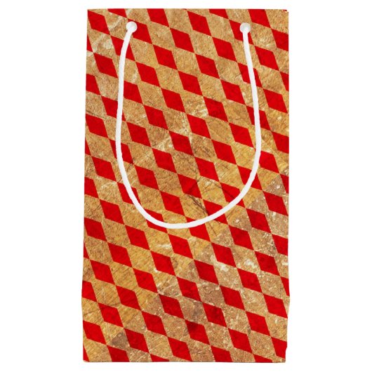 Harlequin Red Vintage Klein Cadeauzakje (Voorkant)