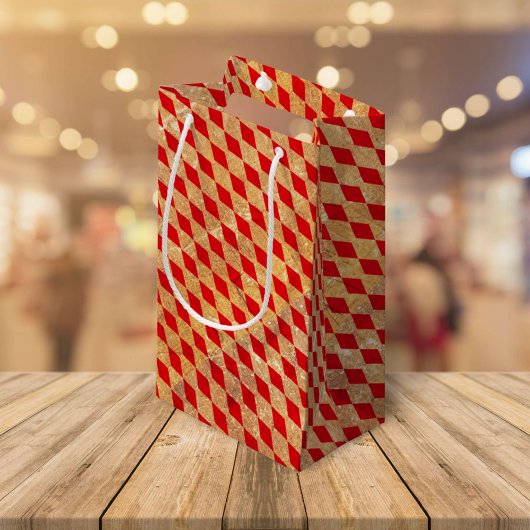 Harlequin Red Vintage Klein Cadeauzakje