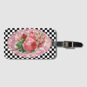  Harlequin Roses Bagagelabel (Voorkant (horizontaal))