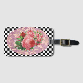  Harlequin Roses Bagagelabel