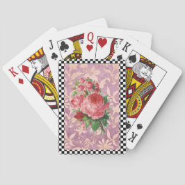  Harlequin Roses Pokerkaarten